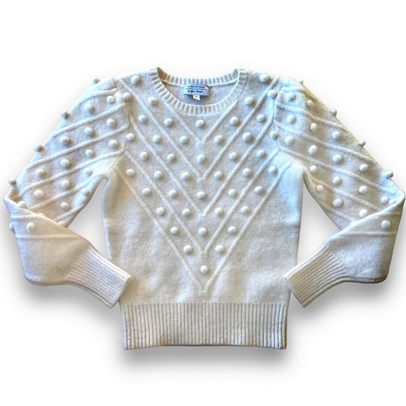 & Other Stories Bobble Sweater Popcorn Chevron Sz XS - Picture 4 of 9
